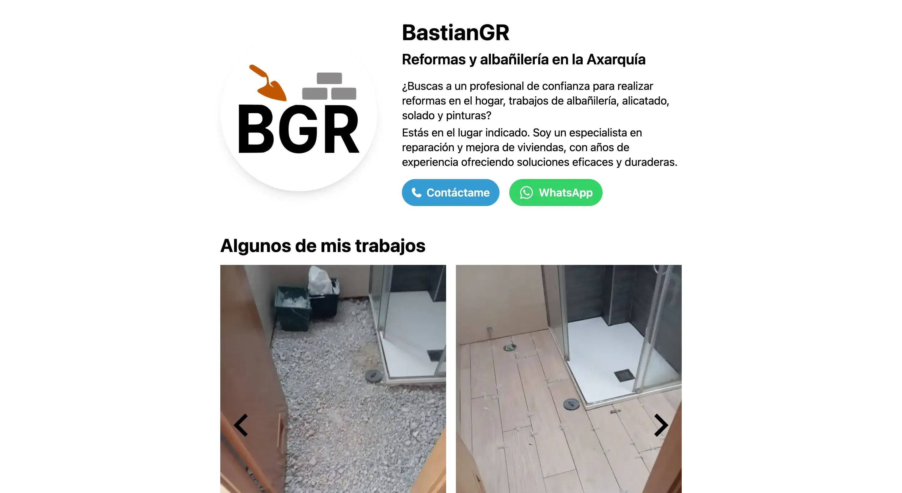 Captura del proyecto BastianGR